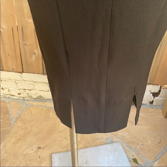 Laundry by Shelli Segal black vintage midi skirt size 2 - Picture 4 of 8